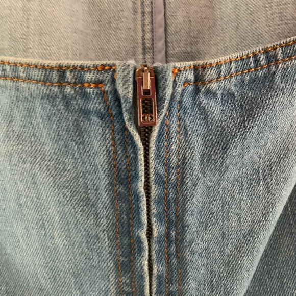 AUTHENTIC RARE VINTAGE CHANEL BLUE DENIM DRESS 38 EXCELLENT PREOWNED CONDITION - Picture 4 of 16